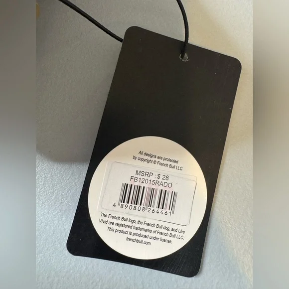 French bull Colorful Dog Print dome shaped Cosmetic Bag - Picture 2 of 4